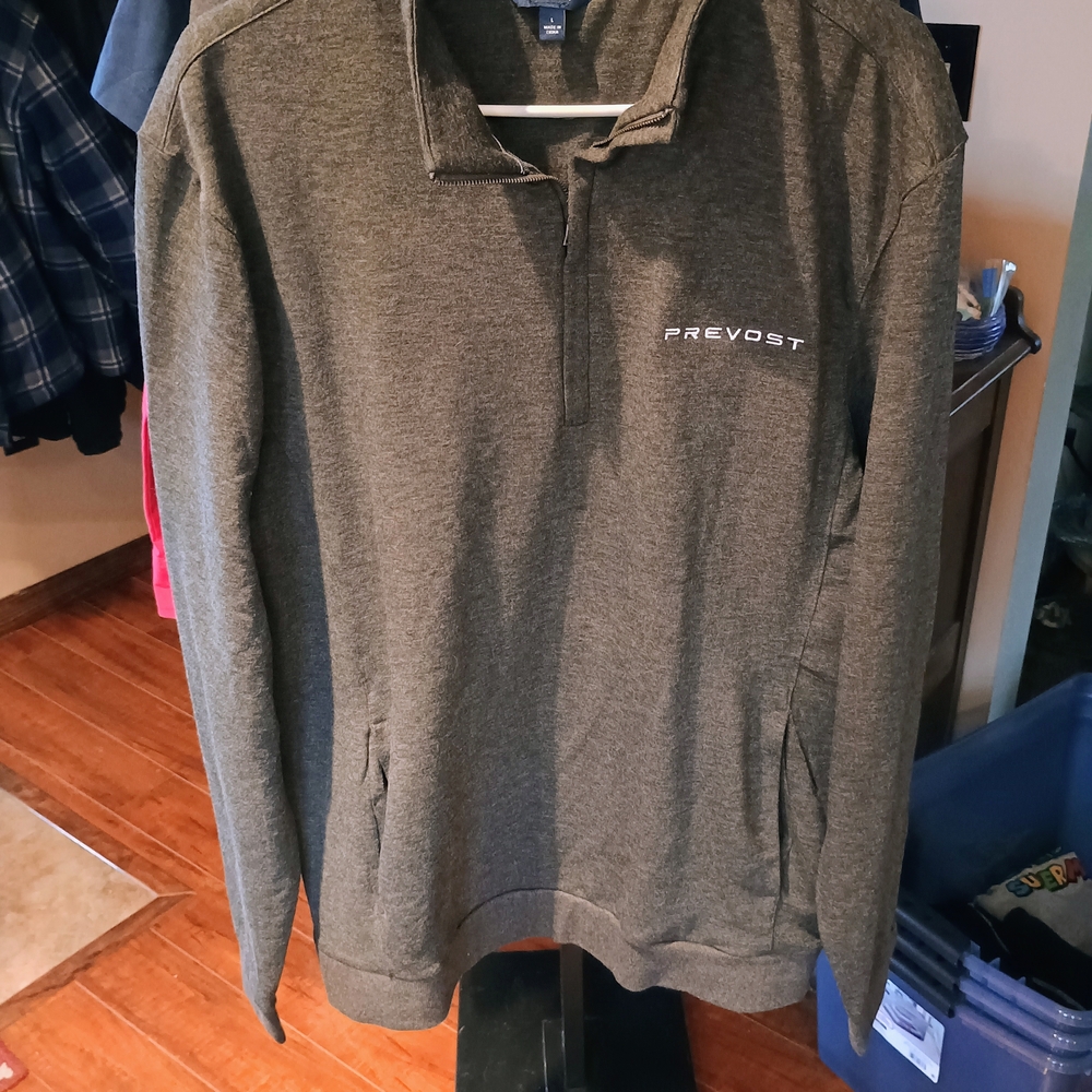 Nautica Gray Quarter-Zip Sweatshirt